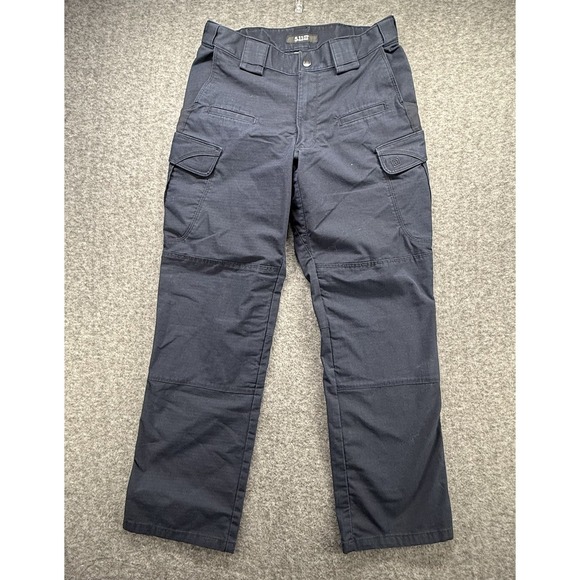 5.11 TACTICAL Cargo Pants Mens 30x30 Navy Ripstop Military Utility Workwear - Picture 1 of 7